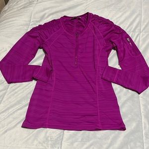 Athleta purple size s long sleeve shirt